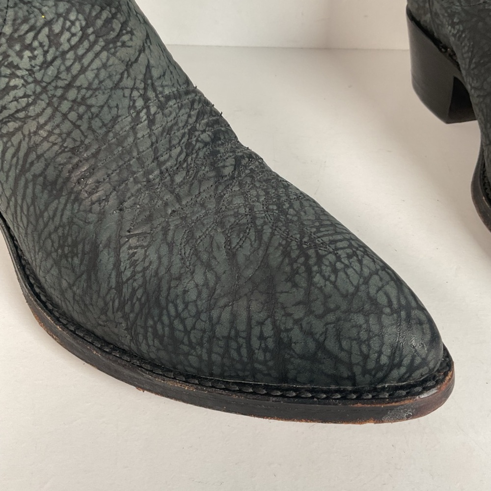 Vintage Dan Post Sueded Shoulder Cowboy Boots | USA Made | Men’s 8 D - Picture 13 of 16